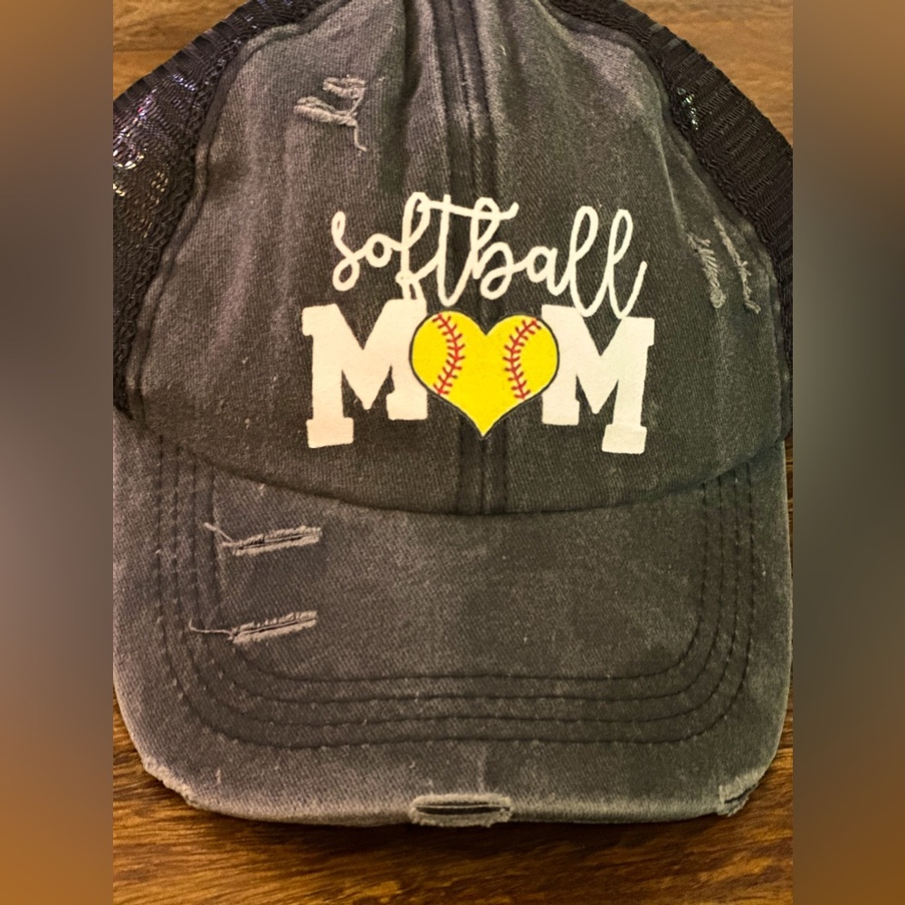 Ponytail Softball Mom Hat